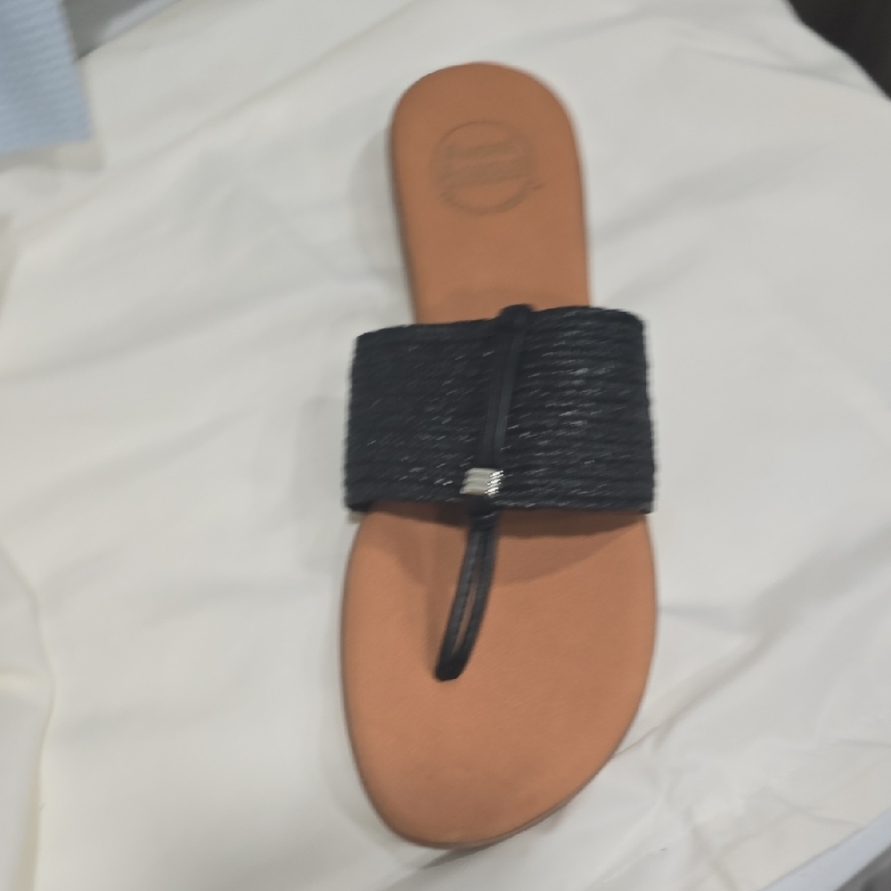 Brand New, Andre Assous Black Slide Sandals